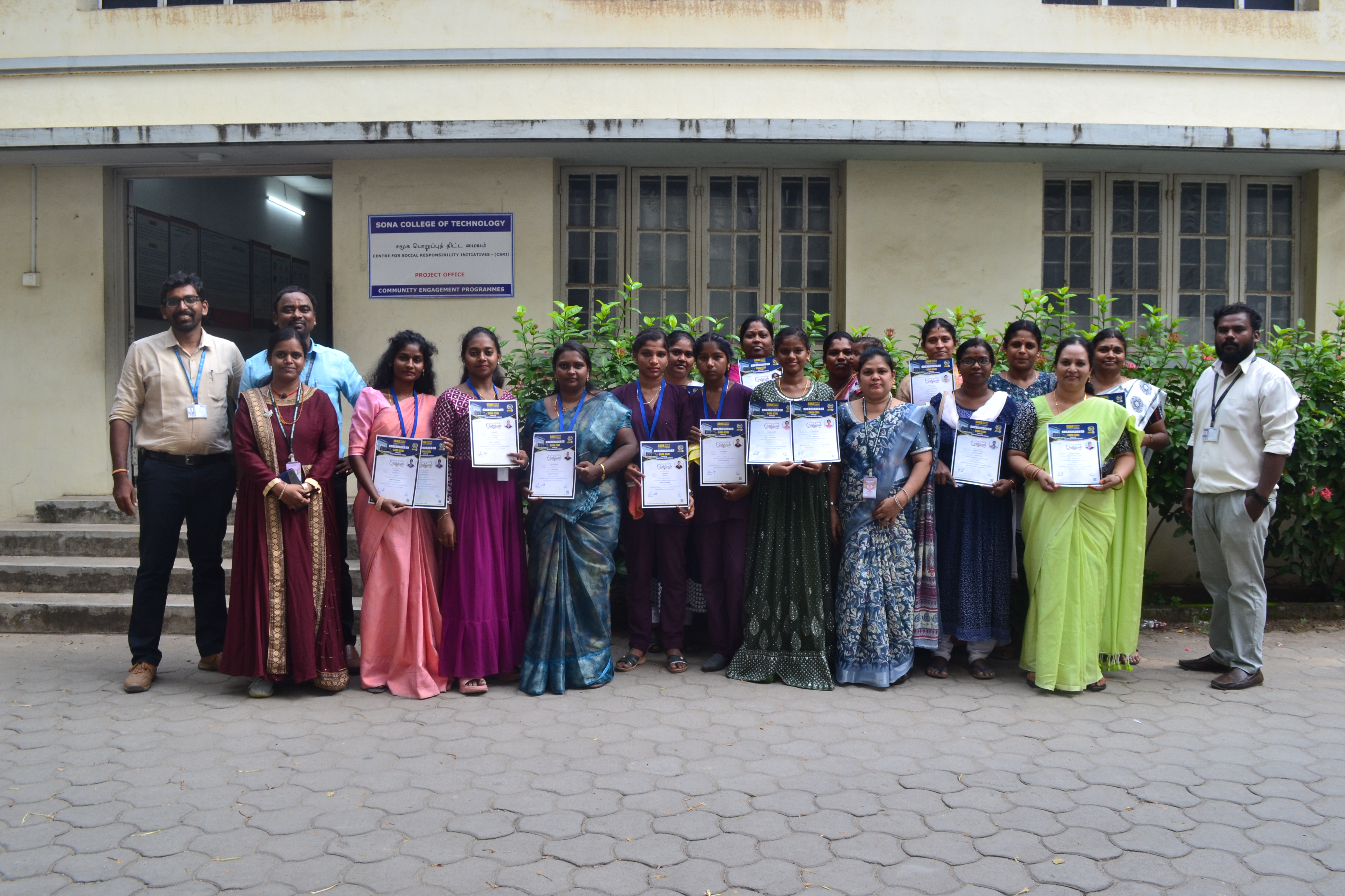 Valedictory Ceremony of Self Supportive Course (Aari & Beauty Therapist)